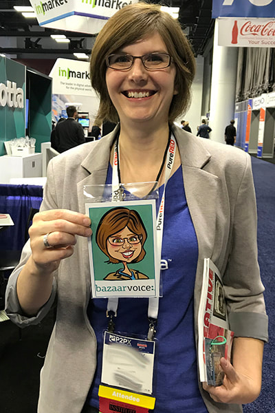 Attract attendees to your booth with caricatures