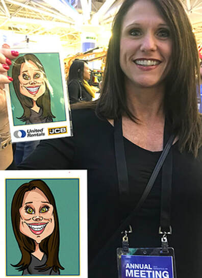 Talented caricature artist for parties